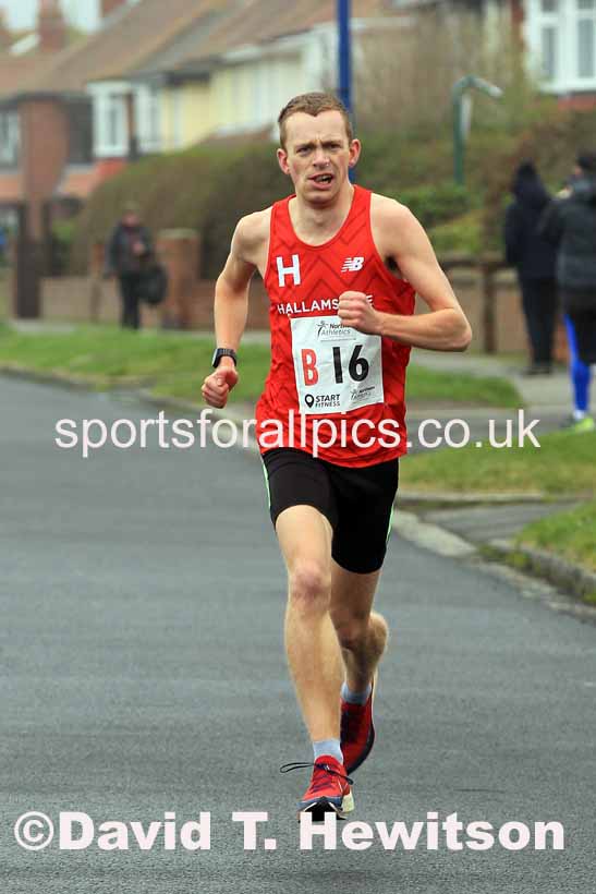 Senior mens 12 Stage 2023 Northern Mens 12 stage and Womens 6 Stage Relays and Young Athletes, Redcar. Photo: David T. Hewitson/Sports for All Pics